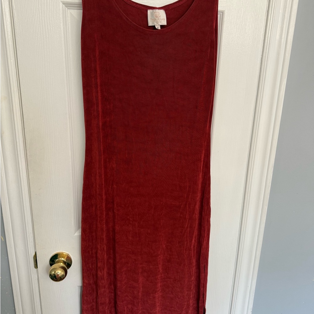 Sleeveless Red Dress